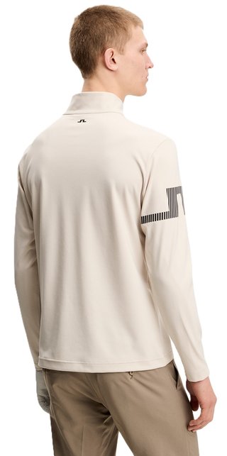 J.Lindeberg Heath Strike Mid Layer sudadera de hombre, moonbeam