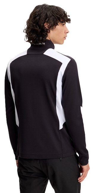 J.Lindeberg Lukas Quarter Zip sudadera de hombre, negra