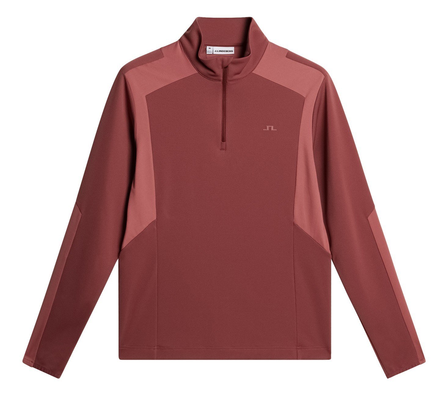 J.Lindeberg Lukas Quarter Zip sudadera de hombre, apple butter