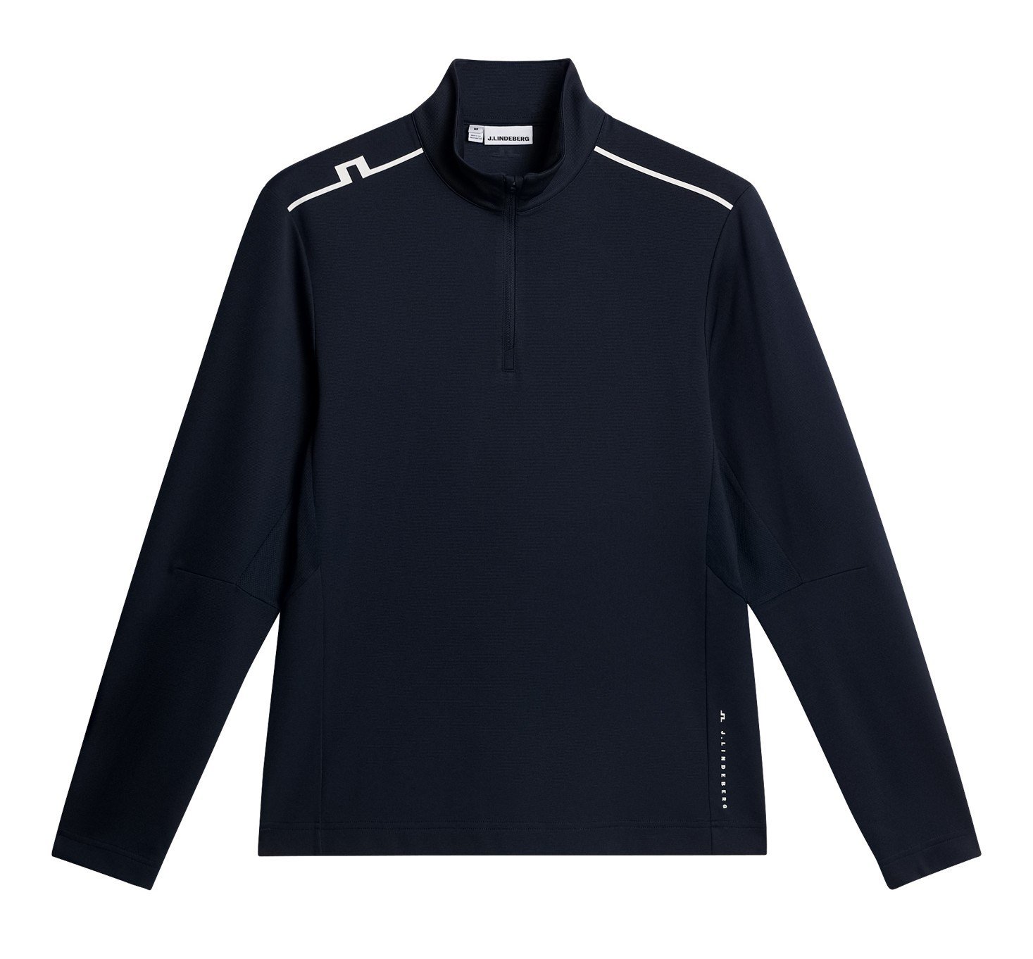 J.Lindeberg Leon Quarter Zip Mid Layer sudadera de hombre, JL Navy