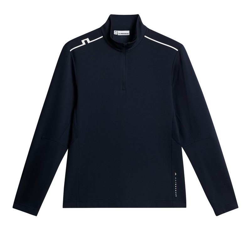 J.Lindeberg Leon Quarter Zip Mid Layer sudadera de hombre, JL Navy