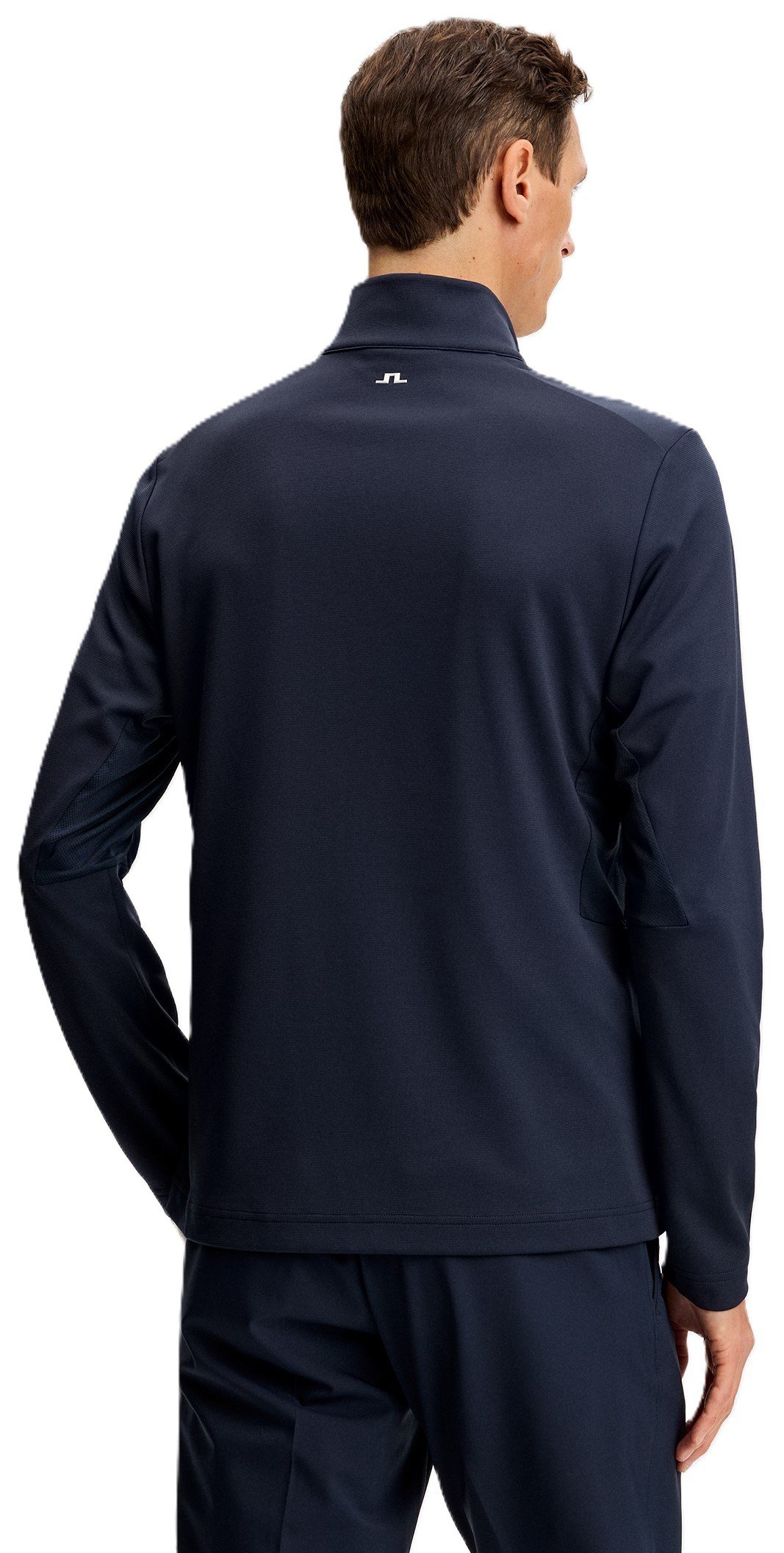 J.Lindeberg Leon Quarter Zip Mid Layer sudadera de hombre, JL Navy