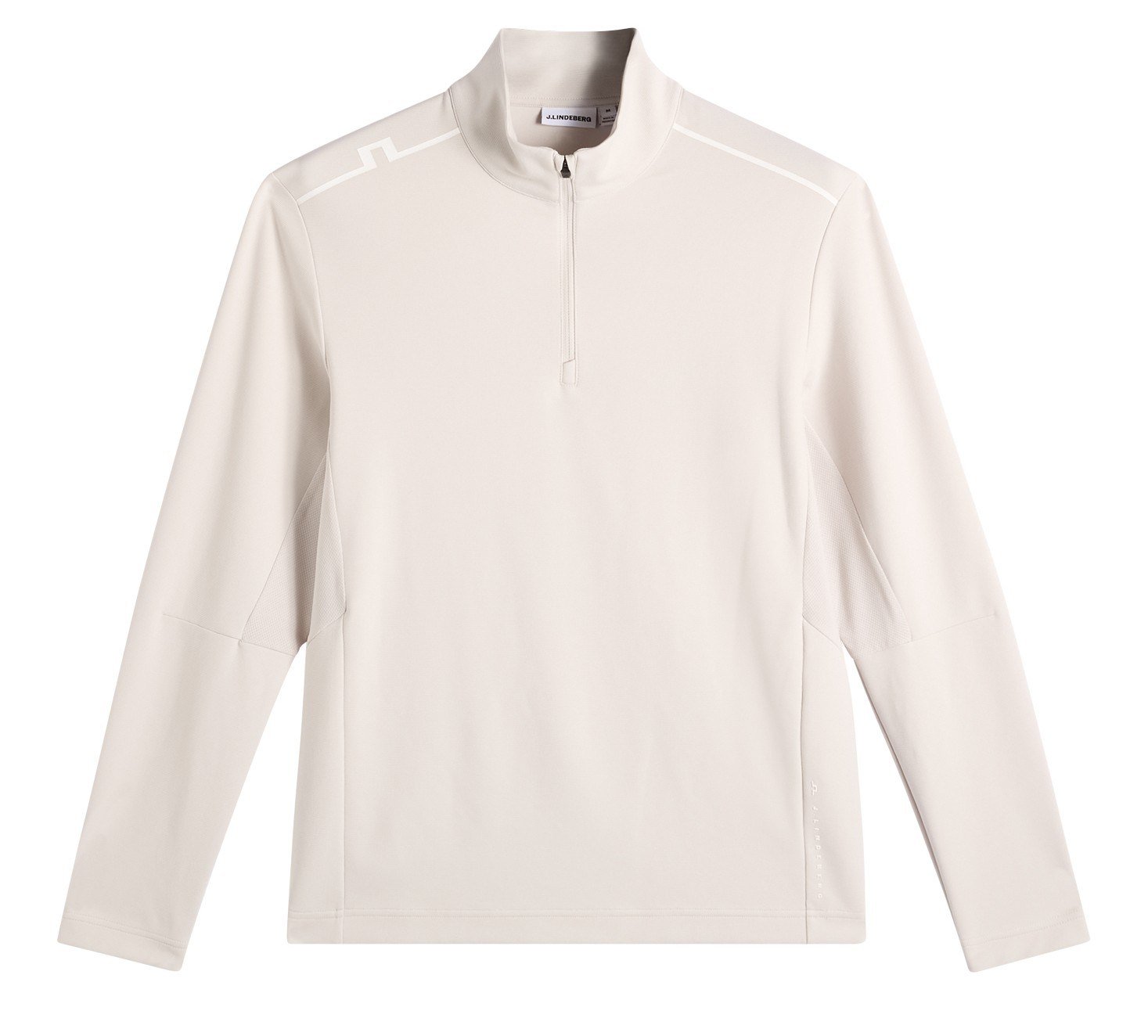 J.Lindeberg Leon Quarter Zip Mid Layer sudadera de hombre, moonbeam
