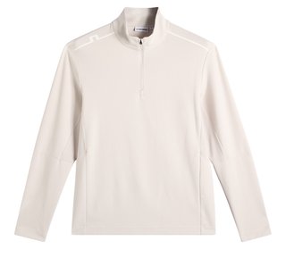 J.Lindeberg Leon Quarter Zip Mid Layer sudadera de hombre, moonbeam