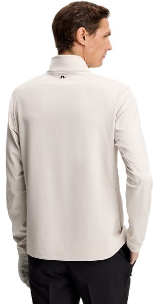 J.Lindeberg Leon Quarter Zip Mid Layer sudadera de hombre, moonbeam