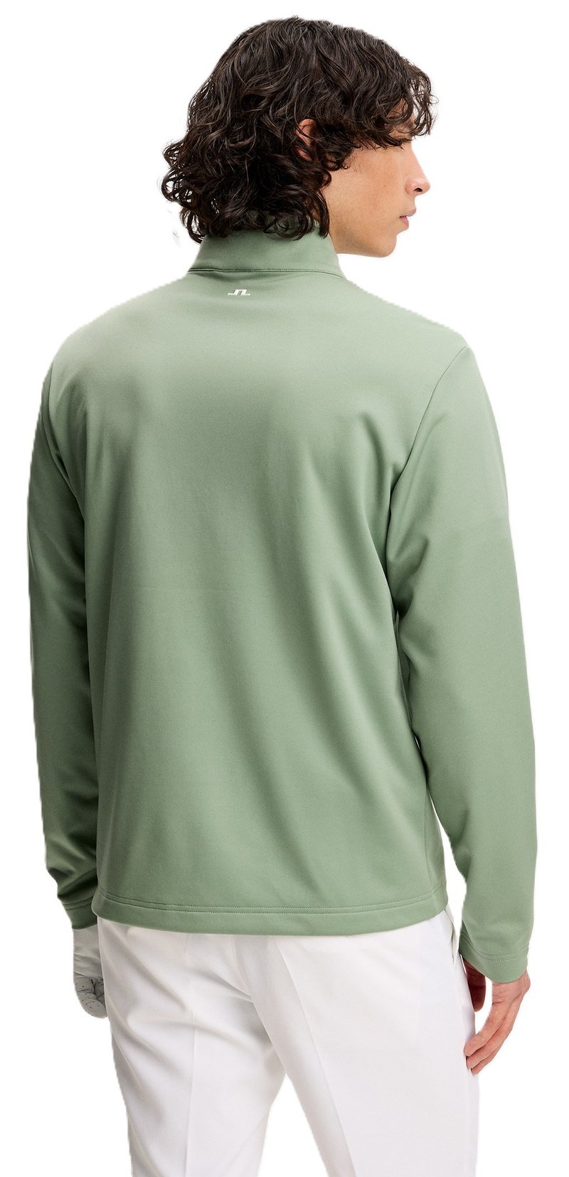 J.Lindeberg Clide Quarter Zip Mid Layer sudadera de hombre, hedge green