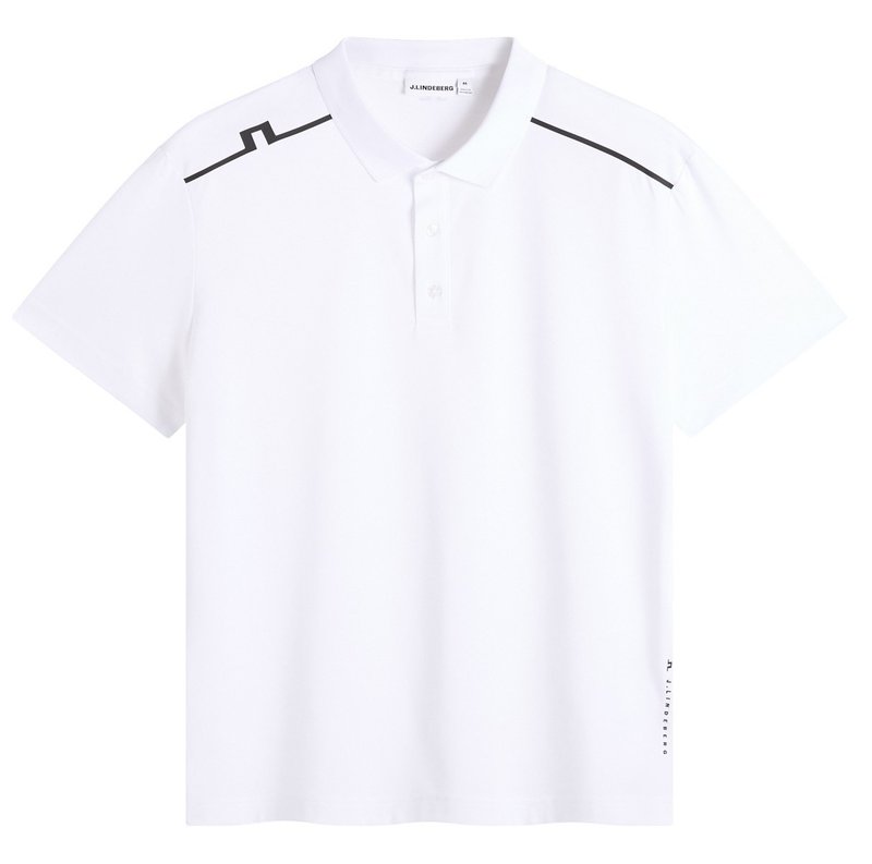 J.Lindeberg Lionel polo de hombre, blanco