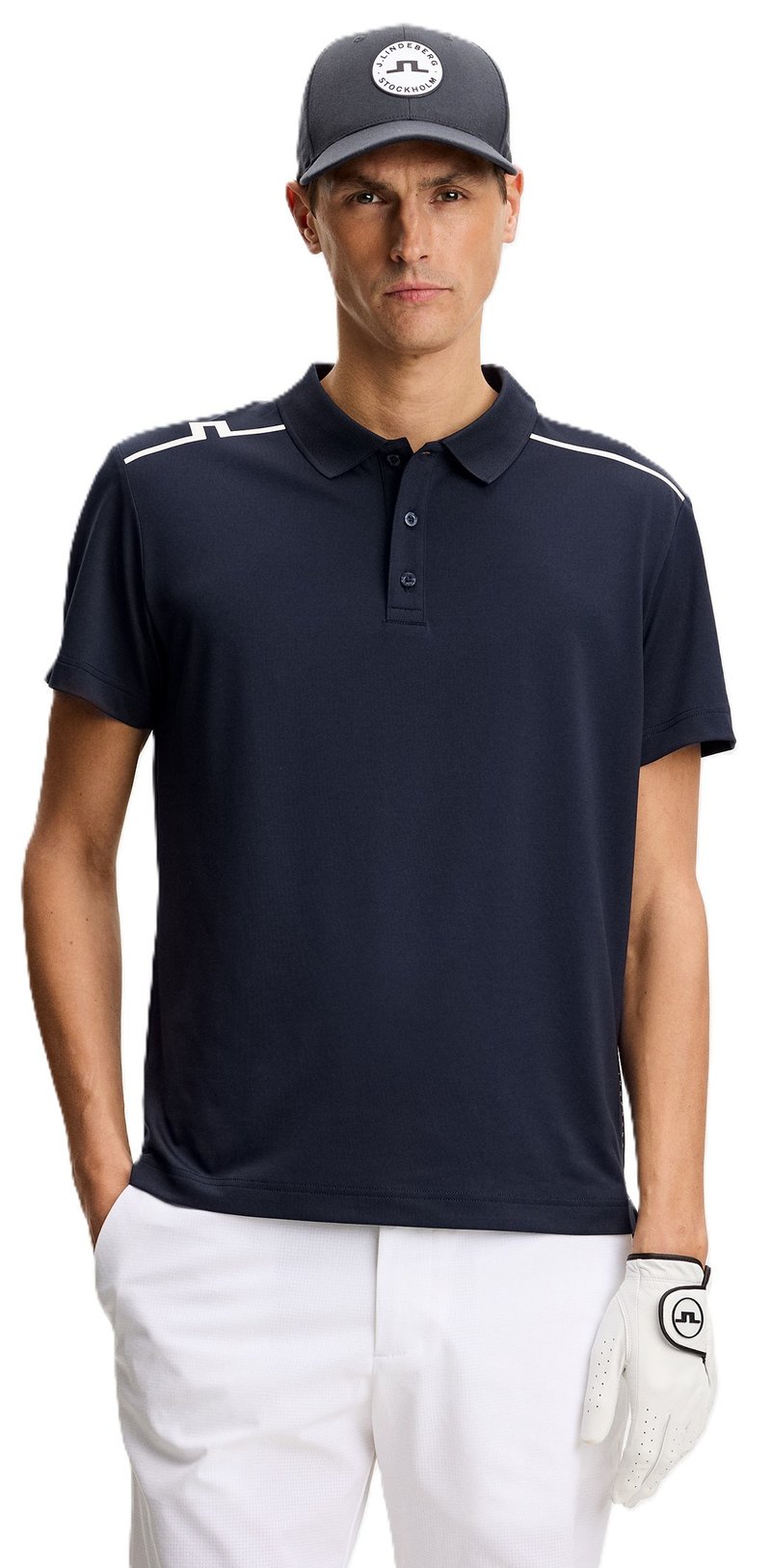 J.Lindeberg Lionel polo de hombre, JL Navy
