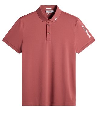 J.Lindeberg Tour Tech Slim Fit polo de hombre, apple butter