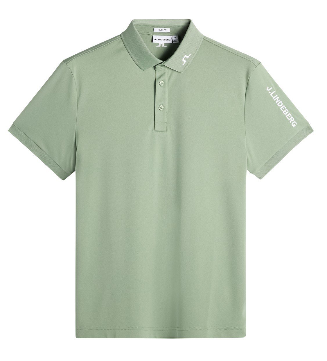 J.Lindeberg Tour Tech Slim Fit polo de hombre, hedge green