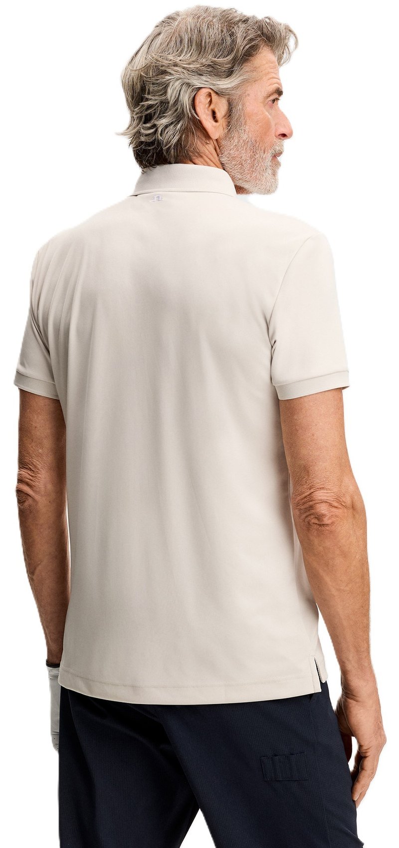 J.Lindeberg Tour Tech Slim Fit polo de hombre, moonbeam