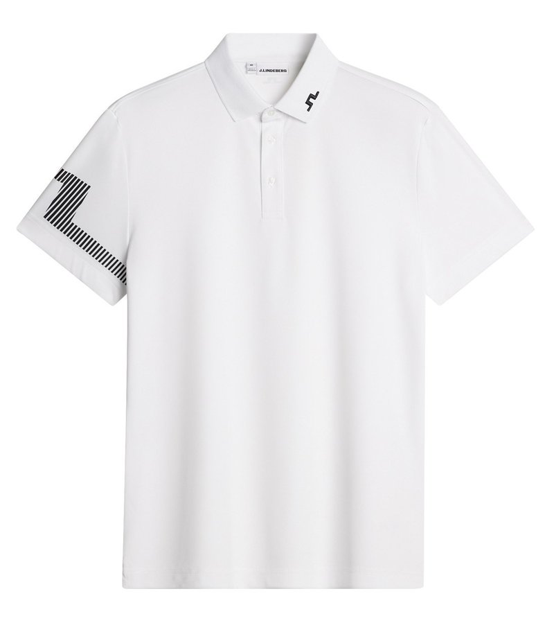 J.Lindeberg Heath polo de hombre, blanco
