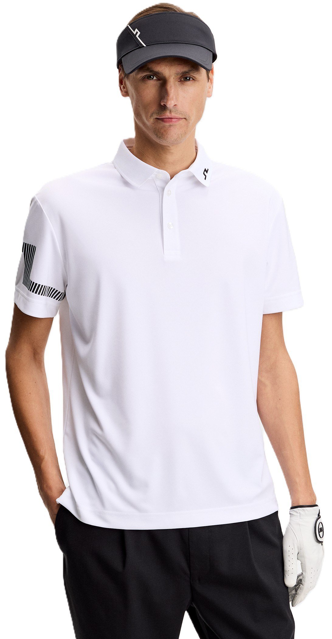 J.Lindeberg Heath polo de hombre, blanco