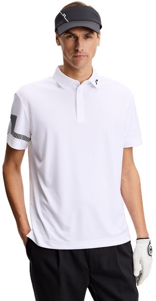 J.Lindeberg Heath polo de hombre, blanco