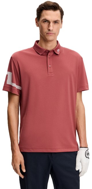 J.Lindeberg Heath polo de hombre, apple butter