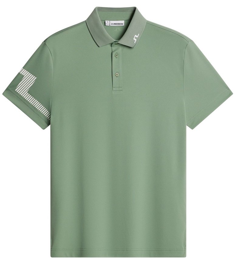 J.Lindeberg Heath polo de hombre, hedge green
