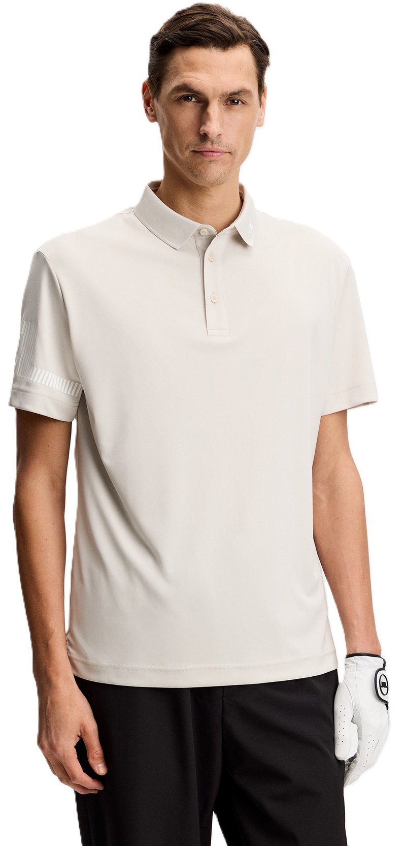 J.Lindeberg Heath polo de hombre, moonbeam