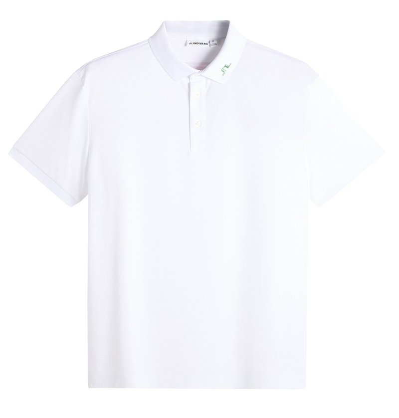 J.Lindeberg KV Print polo de hombre, paradise hedge green