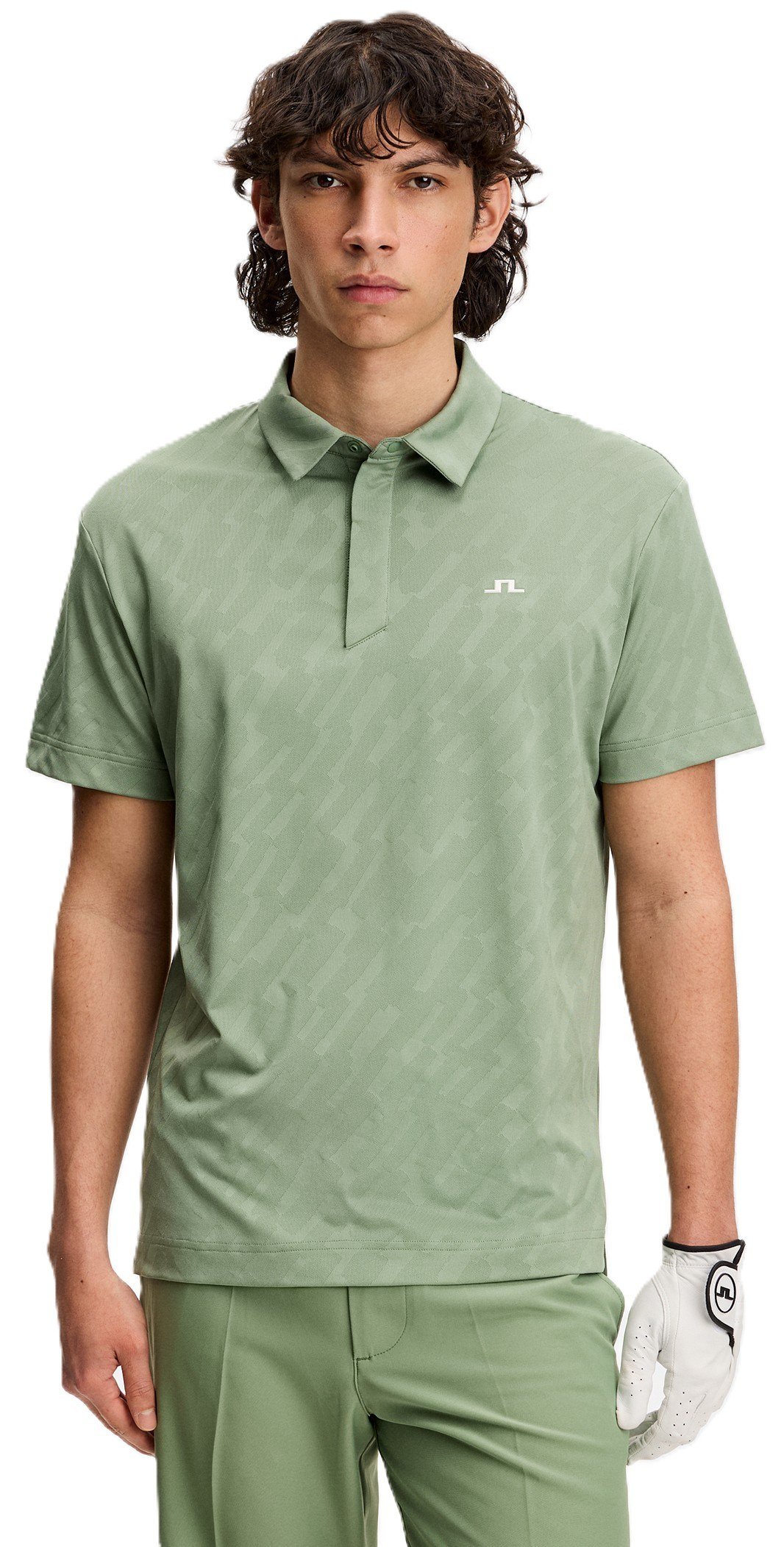 J.Lindeberg Wilhelm polo de hombre, hedge green