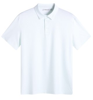 J.Lindeberg Tod Print polo de hombre, flight bridge white sky