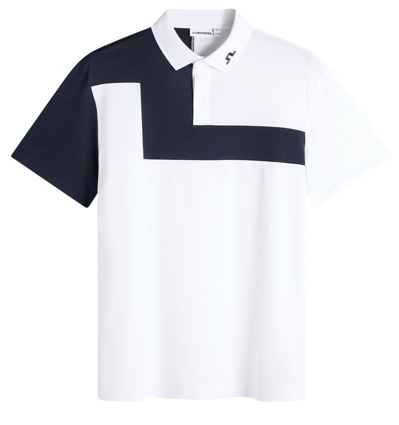 J.Lindeberg Rody polo de hombre, blanco