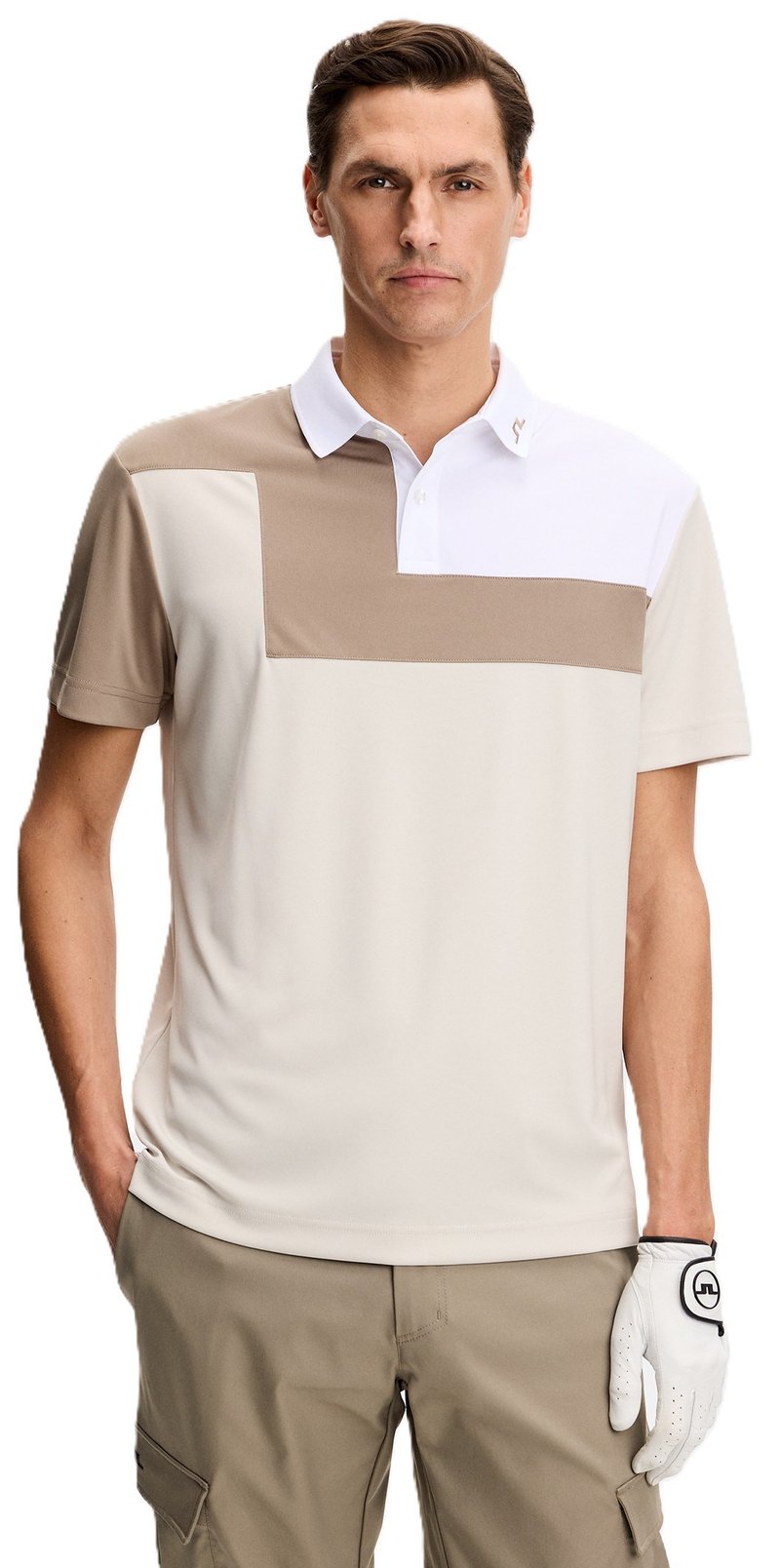 J.Lindeberg Rody polo de hombre, moonbeam