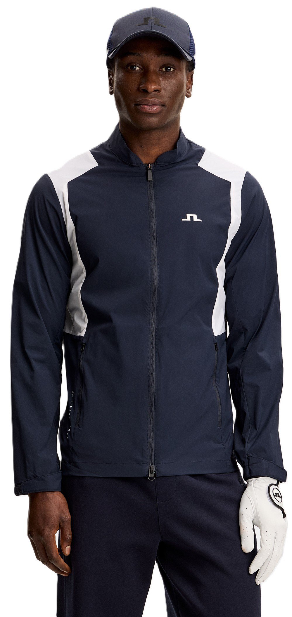 J.Lindeberg Jacs Zip chaqueta de hombre, JL Navy