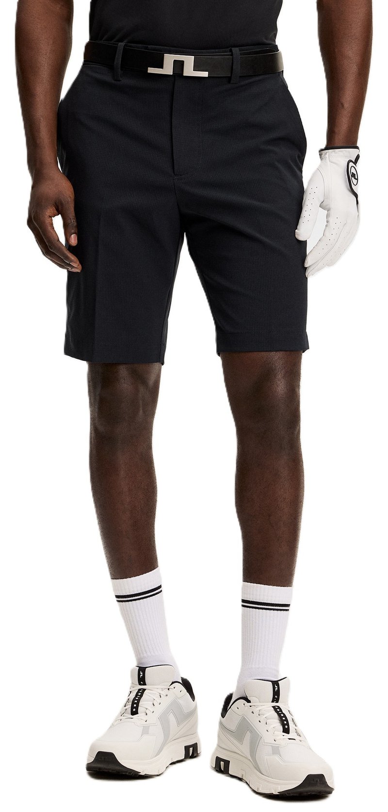 J.Lindeberg Vent pantalones cortos de hombre, negro
