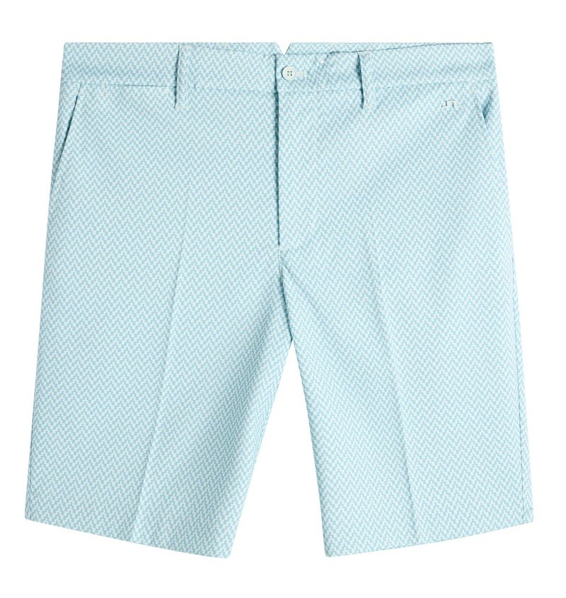 J.Lindeberg Eloy Print pantalones cortos de hombre, bridge stack skylight