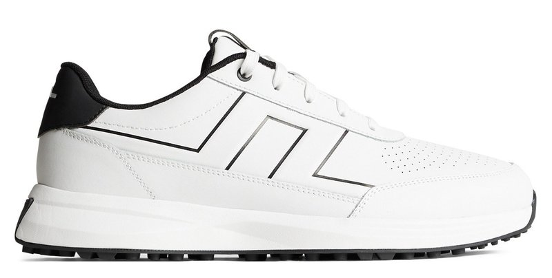 J.Lindeberg Bridge Golf Sneaker zapatos de golf para hombre, blancos