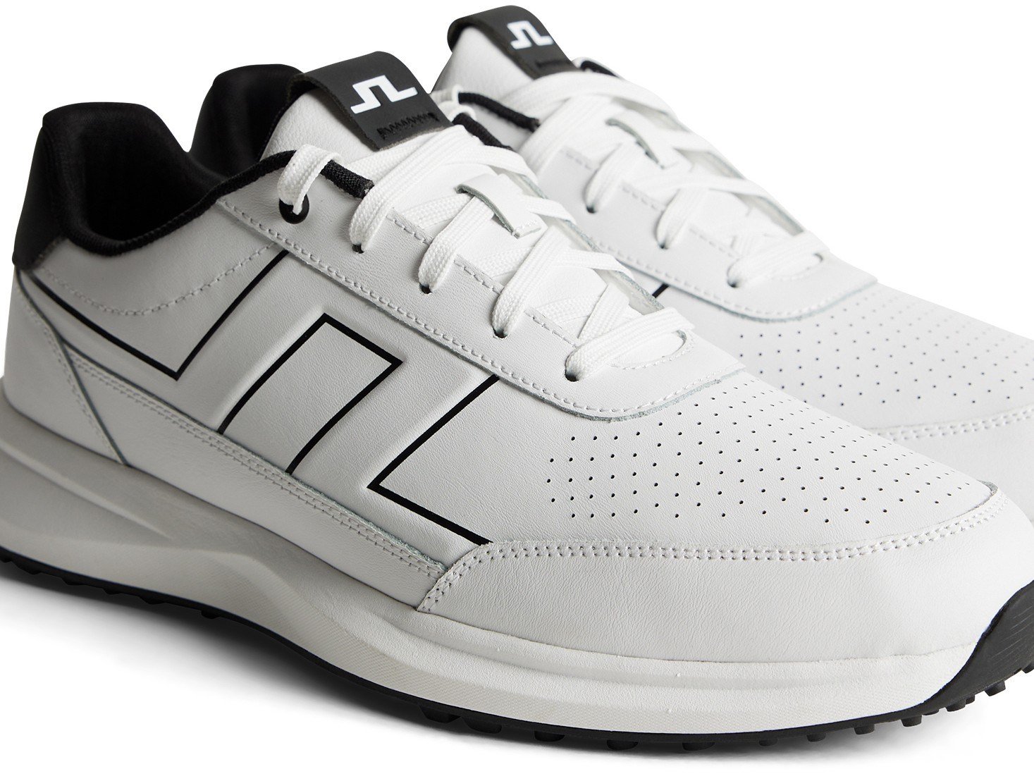 J.Lindeberg Bridge Golf Sneaker zapatos de golf para hombre, blancos
