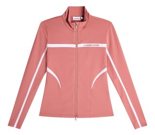 J.Lindeberg Janice Mid Layer sudadera de mujer, withered rose