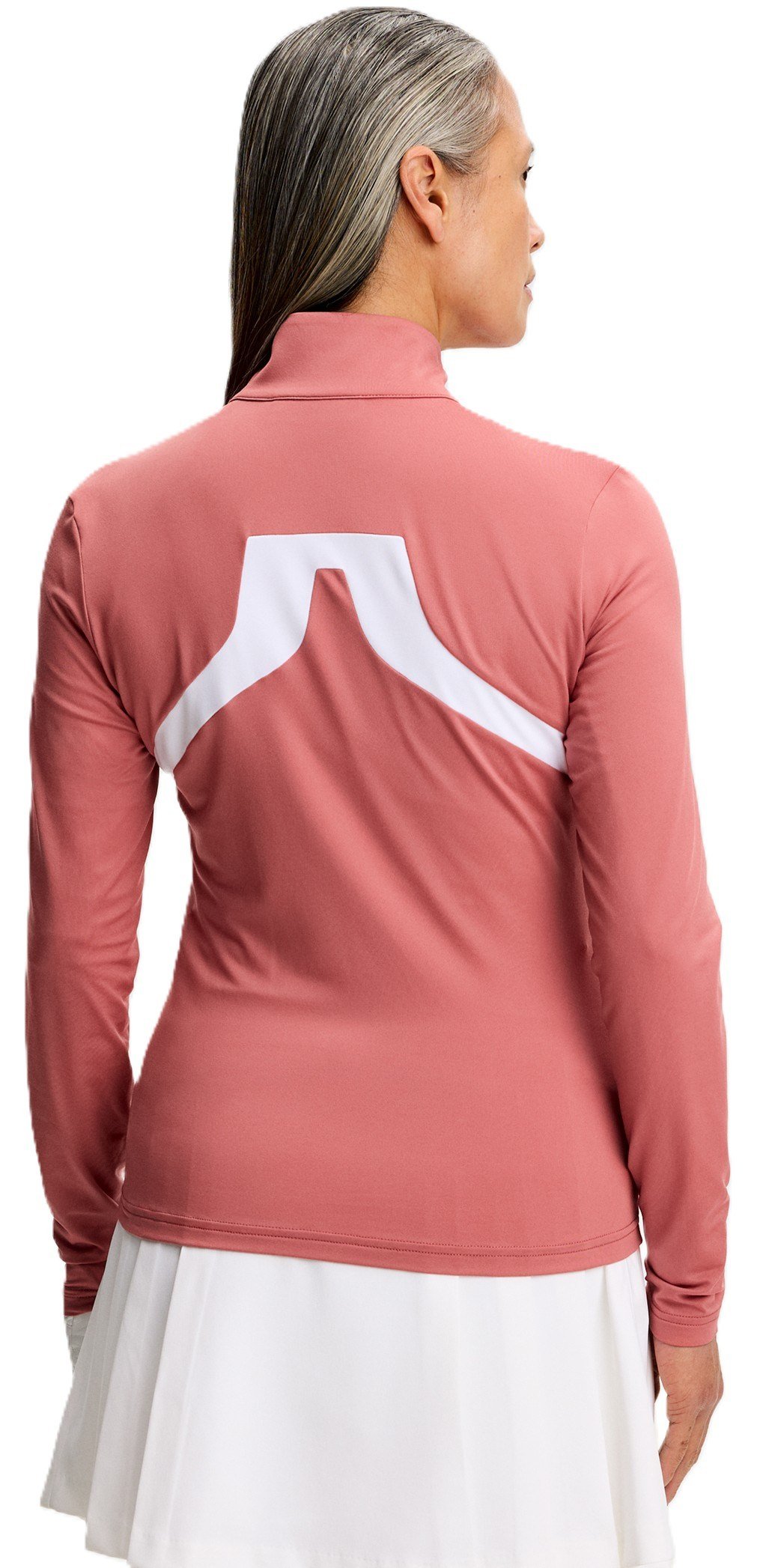 J.Lindeberg Janice Mid Layer sudadera de mujer, withered rose