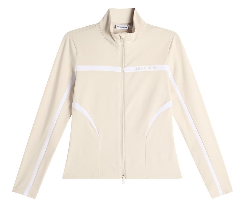 J.Lindeberg Janice Mid Layer sudadera de mujer, moonbeam