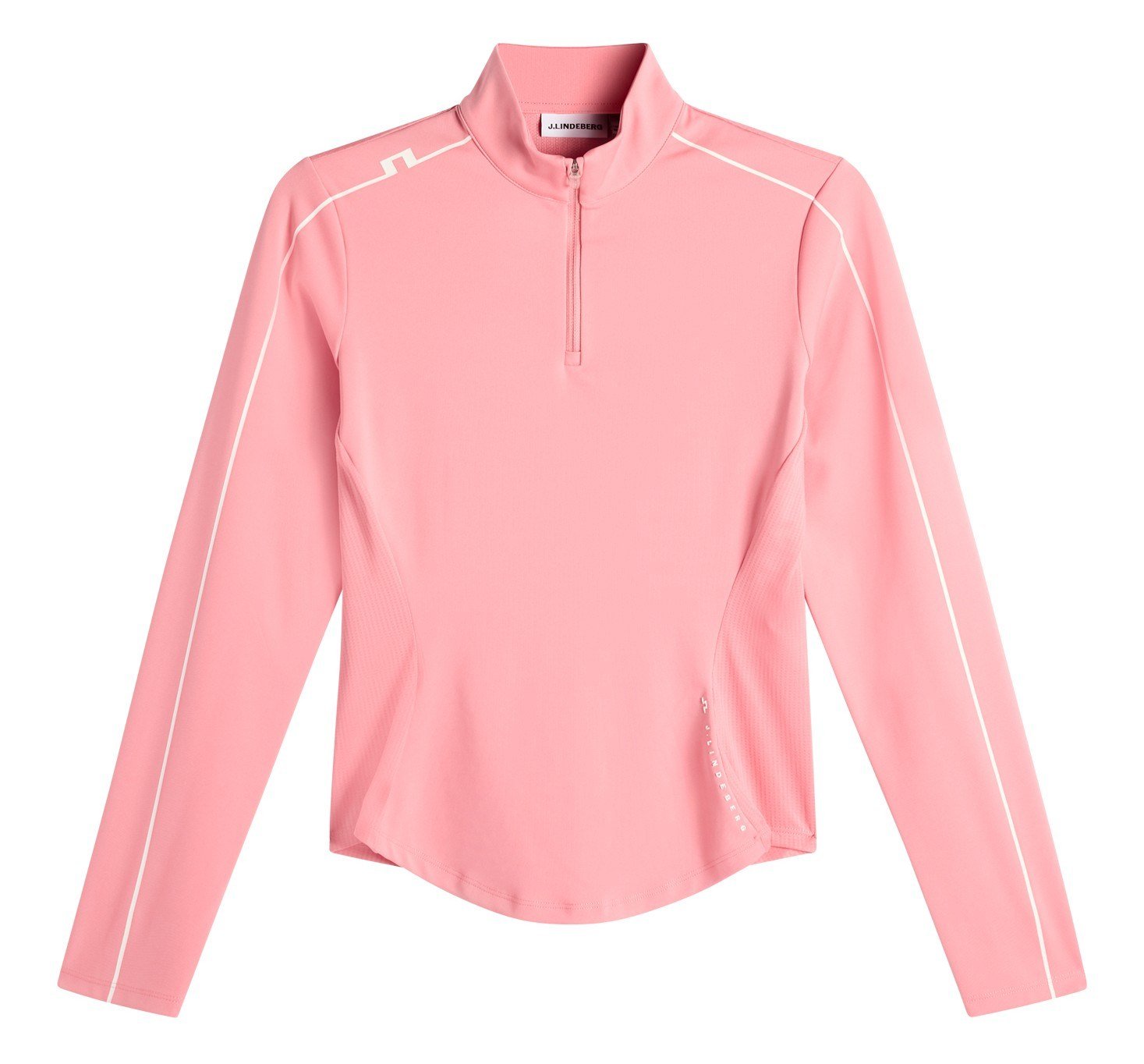 J.Lindeberg Adiola Quarter Zip Mid Layer sudadera de mujer, flamingo plume