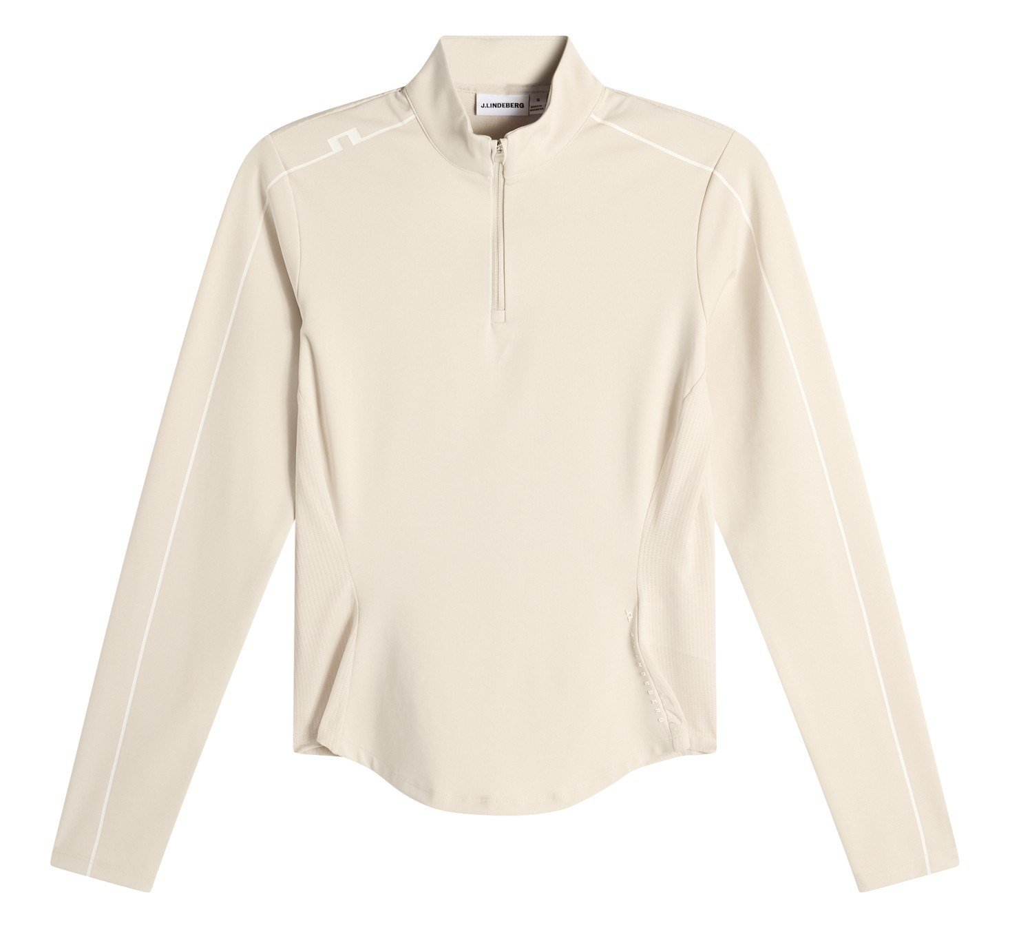 J.Lindeberg Adiola Quarter Zip Mid Layer sudadera de mujer, moonbeam