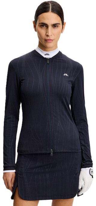 J.Lindeberg Susanna Mid Layer sudadera de mujer, JL Navy