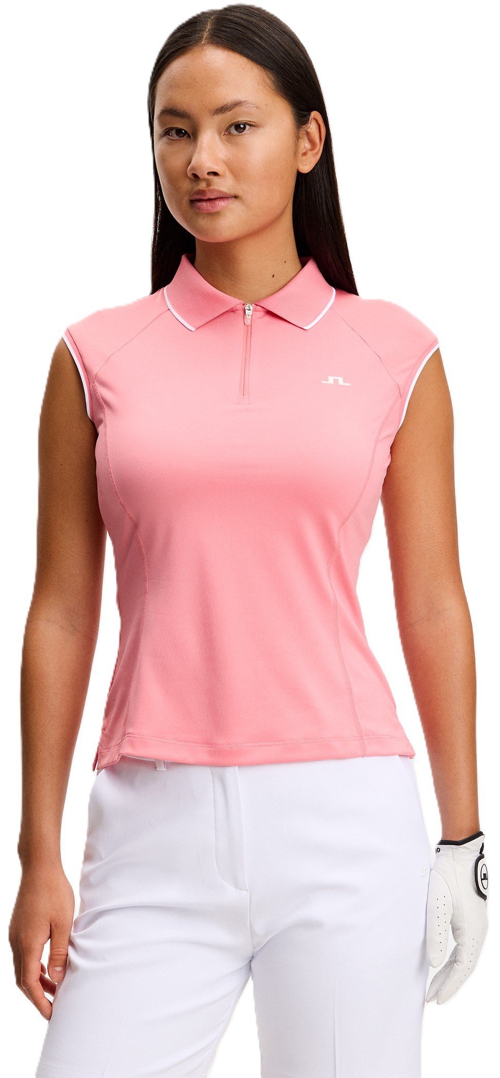 J.Lindeberg Lei polo de mujer, flamingo plume