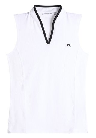 J.Lindeberg Mila Sleeveless top de mujer, blanco