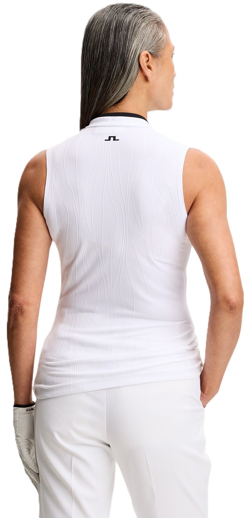 J.Lindeberg Mila Sleeveless top de mujer, blanco
