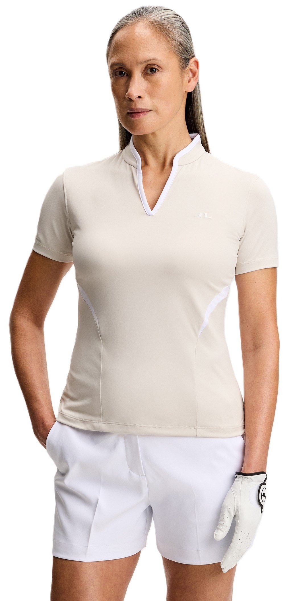 J.Lindeberg Katie camiseta de mujer, moonbeam