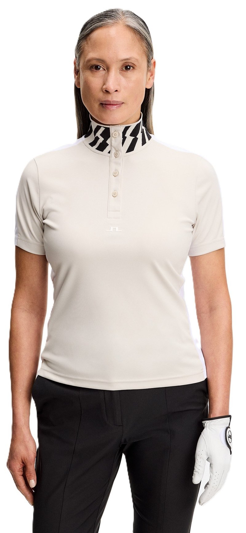 J.Lindeberg Pip polo de mujer, moonbeam