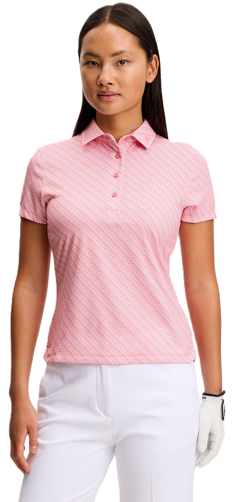 J.Lindeberg Caitlyn polo de mujer, flight bridge flamingo