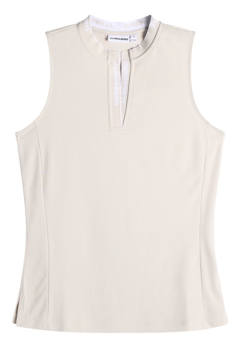 J.Lindeberg Leya Sleeveless polo de mujer, moonbeam