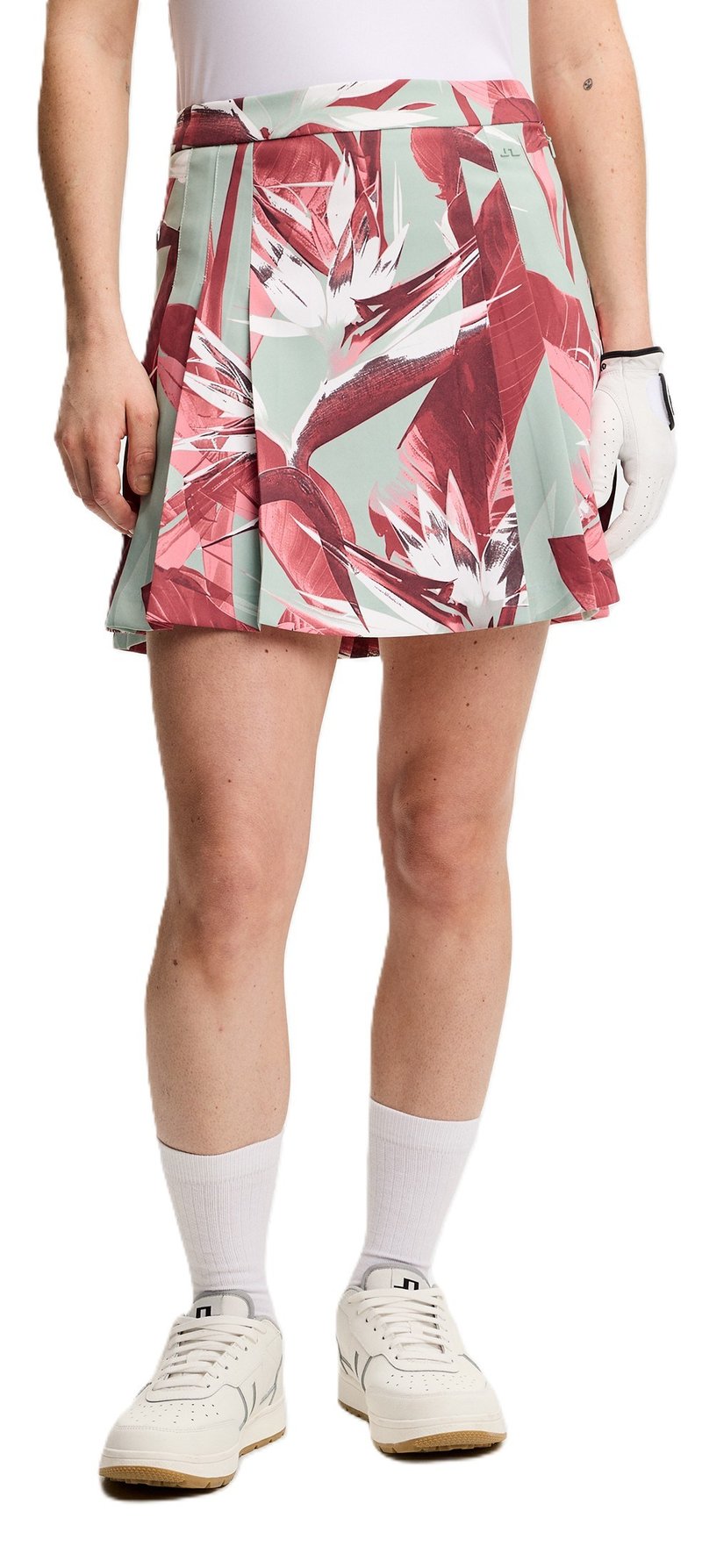 J.Lindeberg Alesia Print falda pantalón de mujer, paradise jadeite
