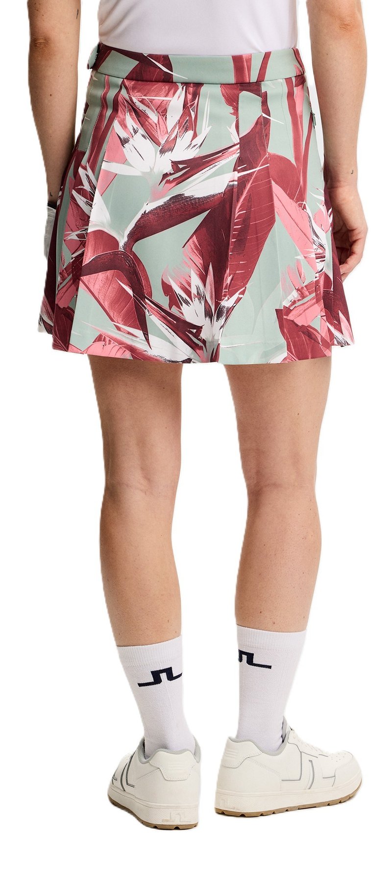 J.Lindeberg Alesia Print falda pantalón de mujer, paradise jadeite