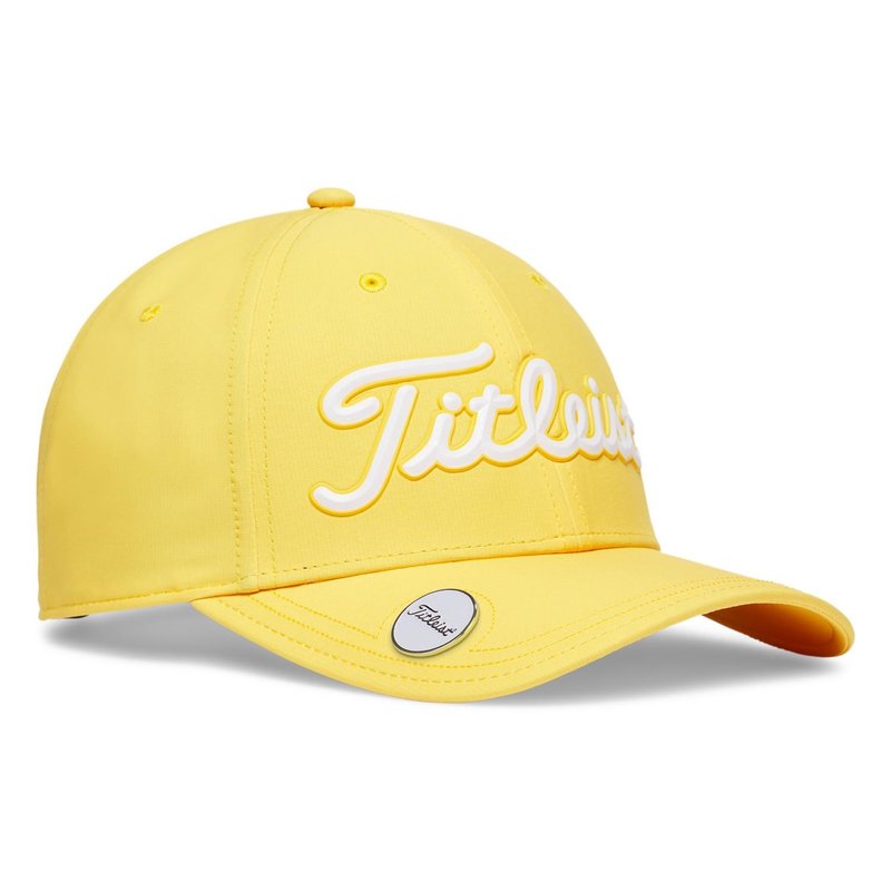 Titleist Players Ball Marker gorra de hombre, amarillo/blanco
