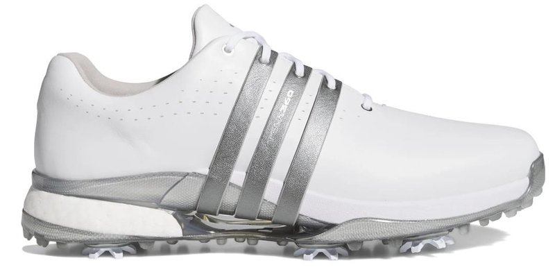 Adidas Tour360 24 zapatos de golf para hombre, blanco/gris