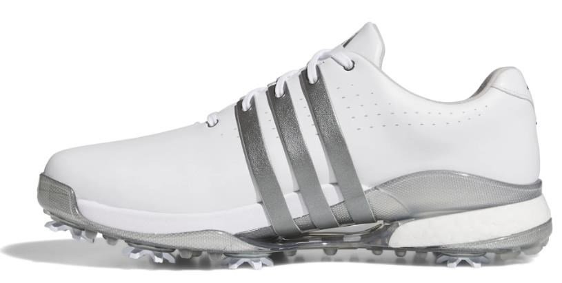 Adidas Tour360 24 zapatos de golf para hombre, blanco/gris