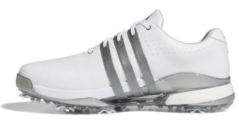 Adidas Tour360 24 zapatos de golf para hombre, blanco/gris
